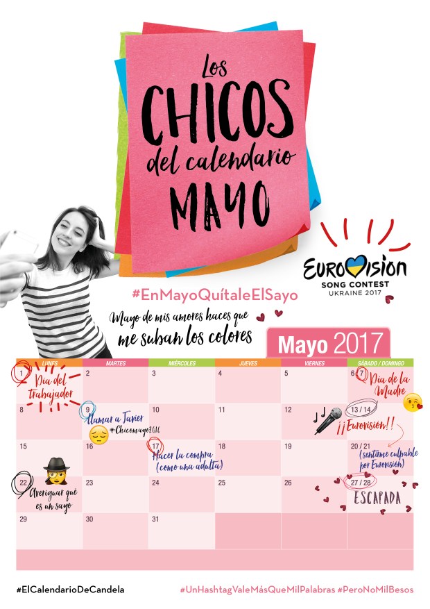 Calendario Mayo Candela